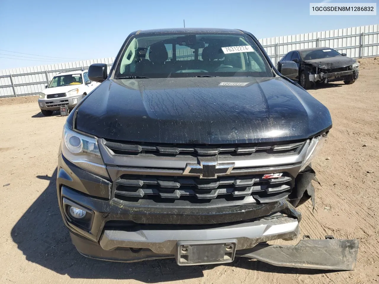 2021 Chevrolet Colorado Z71 VIN: 1GCGSDEN8M1286832 Lot: 76312274