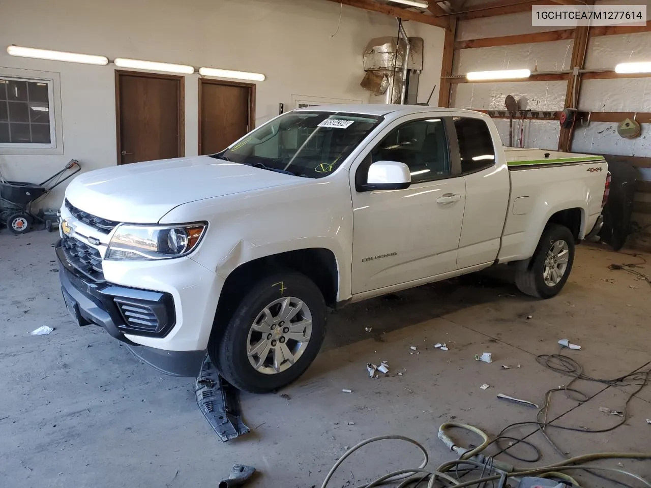 2021 Chevrolet Colorado Lt VIN: 1GCHTCEA7M1277614 Lot: 76504394