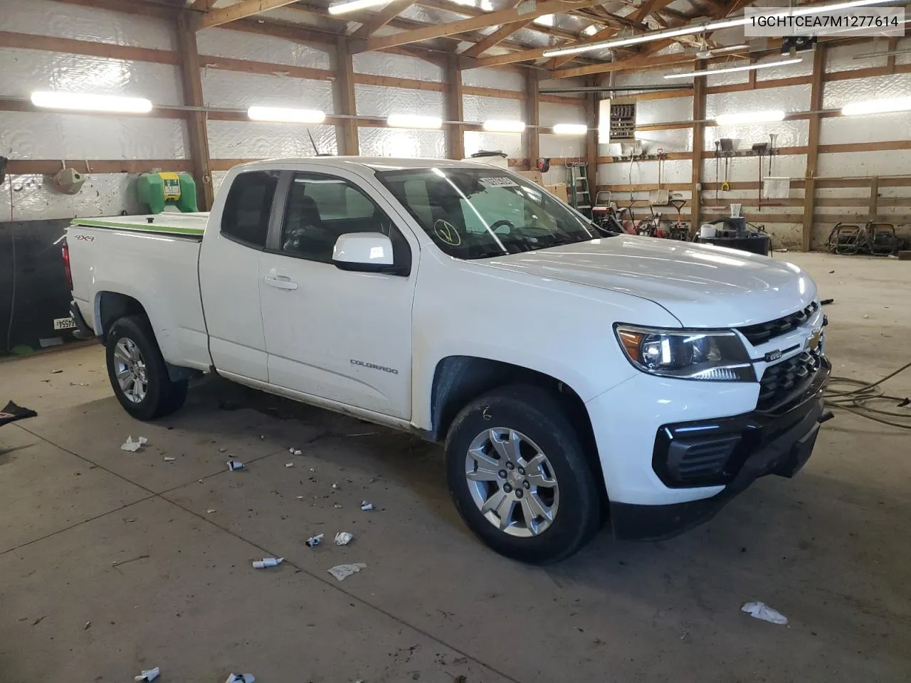 2021 Chevrolet Colorado Lt VIN: 1GCHTCEA7M1277614 Lot: 76504394