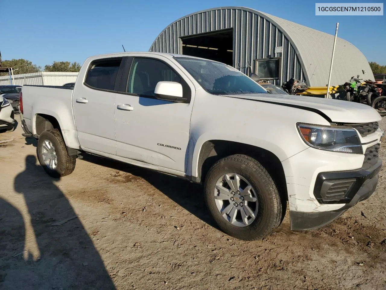 2021 Chevrolet Colorado Lt VIN: 1GCGSCEN7M1210500 Lot: 76522474