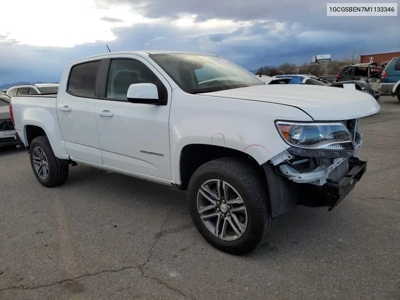 2021 Chevrolet Colorado VIN: 1GCGSBEN7M1133346 Lot: 76529574