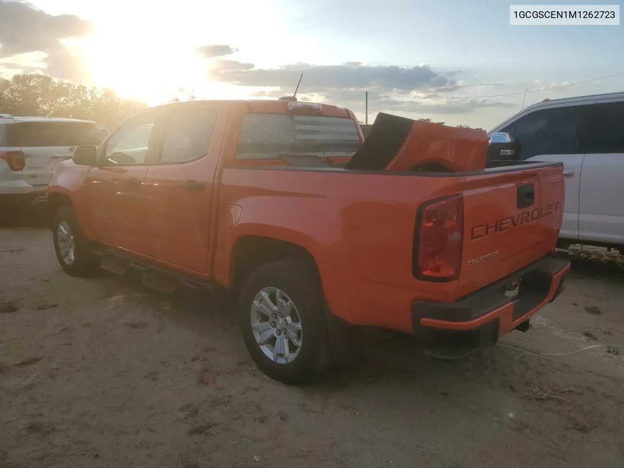 2021 Chevrolet Colorado Lt VIN: 1GCGSCEN1M1262723 Lot: 76550364