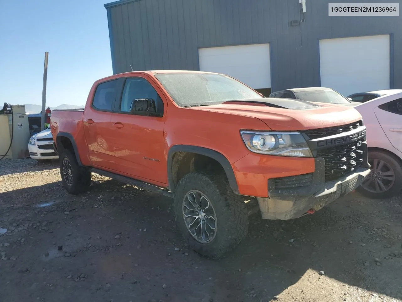 2021 Chevrolet Colorado Zr2 VIN: 1GCGTEEN2M1236964 Lot: 76720804