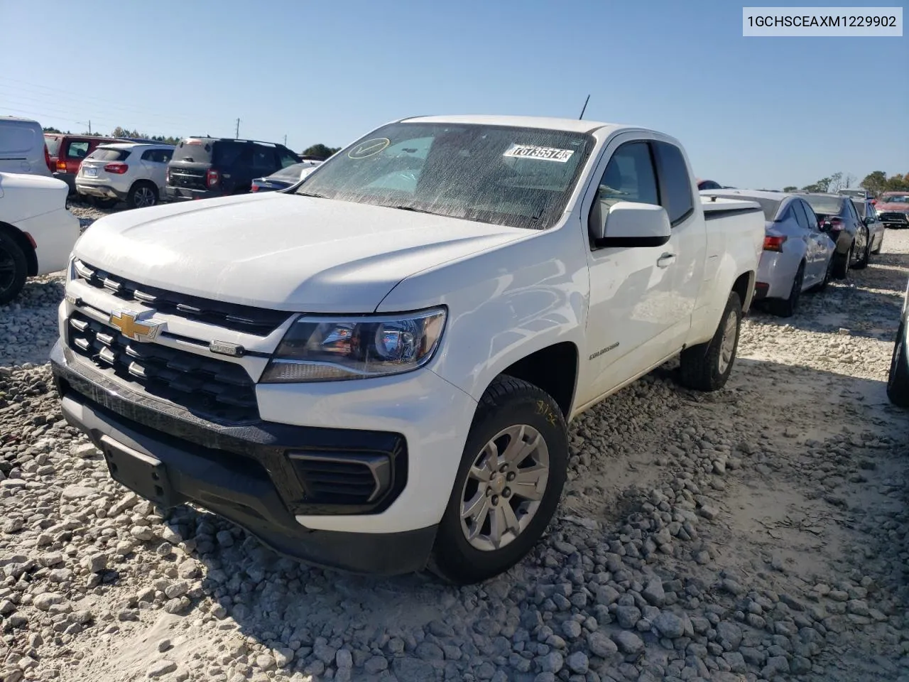 2021 Chevrolet Colorado Lt VIN: 1GCHSCEAXM1229902 Lot: 76735574