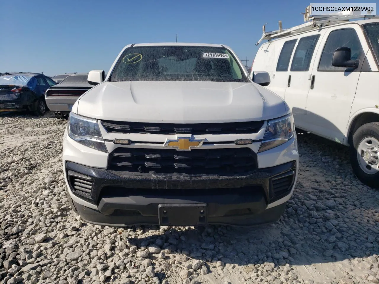 2021 Chevrolet Colorado Lt VIN: 1GCHSCEAXM1229902 Lot: 76735574