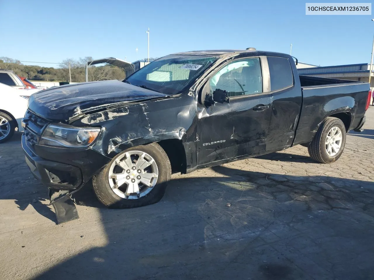 2021 Chevrolet Colorado Lt VIN: 1GCHSCEAXM1236705 Lot: 76868254