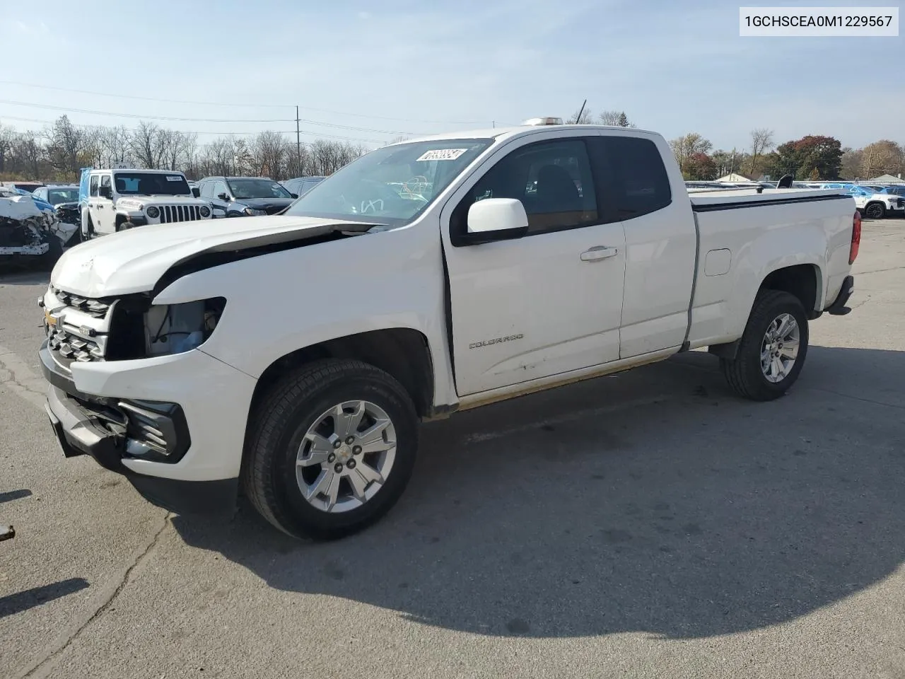 2021 Chevrolet Colorado Lt VIN: 1GCHSCEA0M1229567 Lot: 76998954