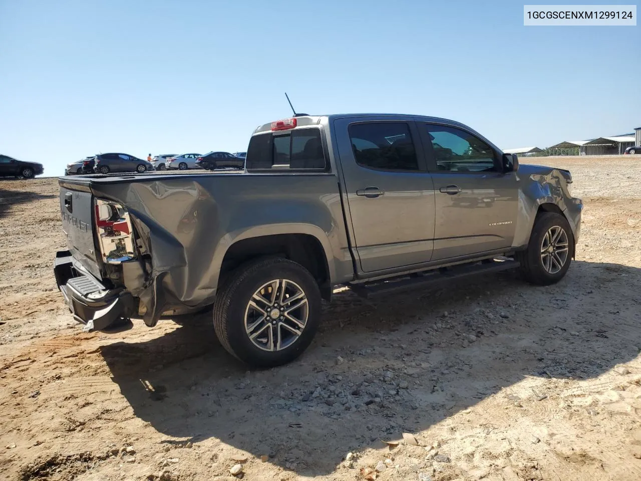 2021 Chevrolet Colorado Lt VIN: 1GCGSCENXM1299124 Lot: 77367084