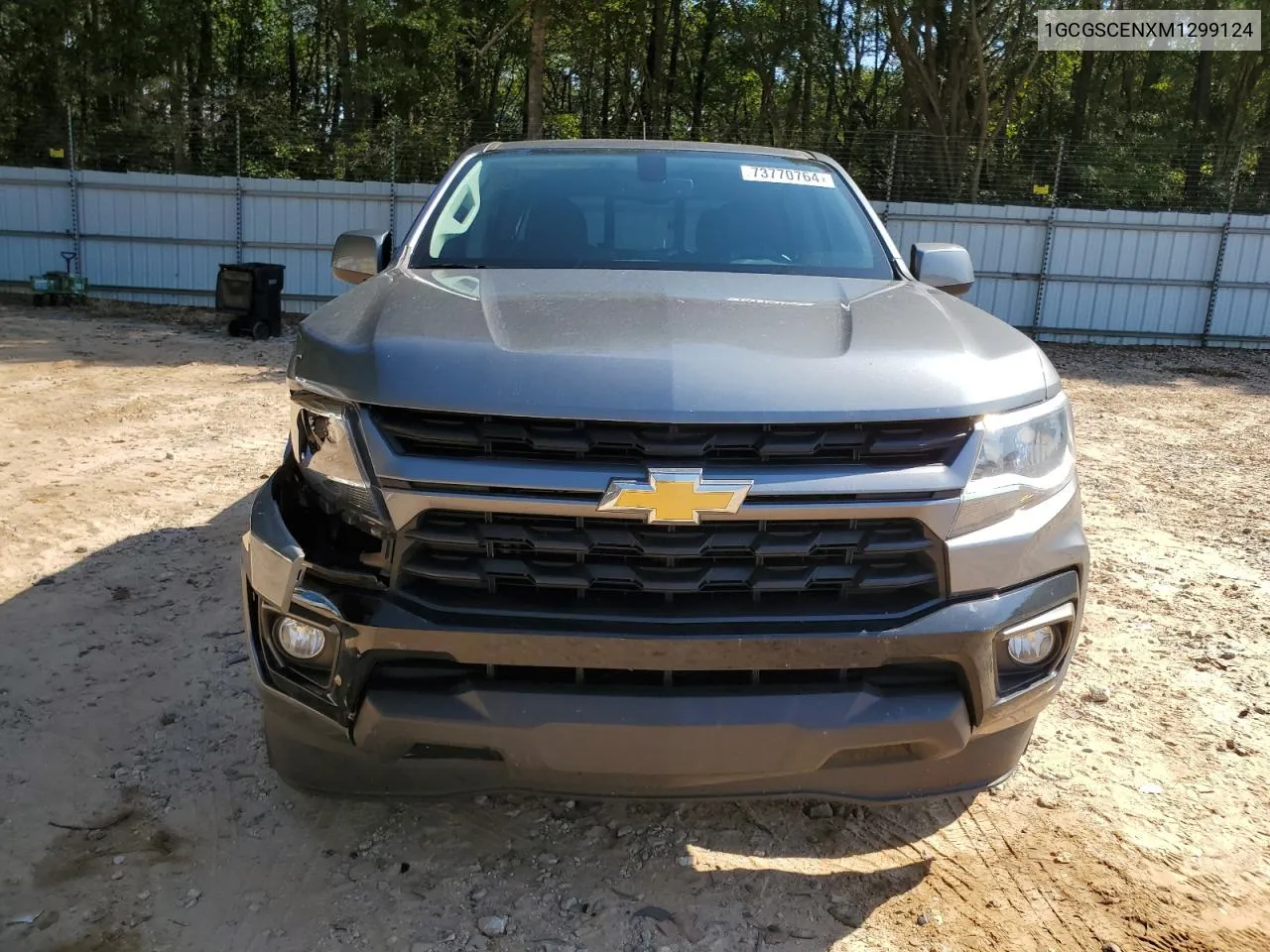 2021 Chevrolet Colorado Lt VIN: 1GCGSCENXM1299124 Lot: 77367084