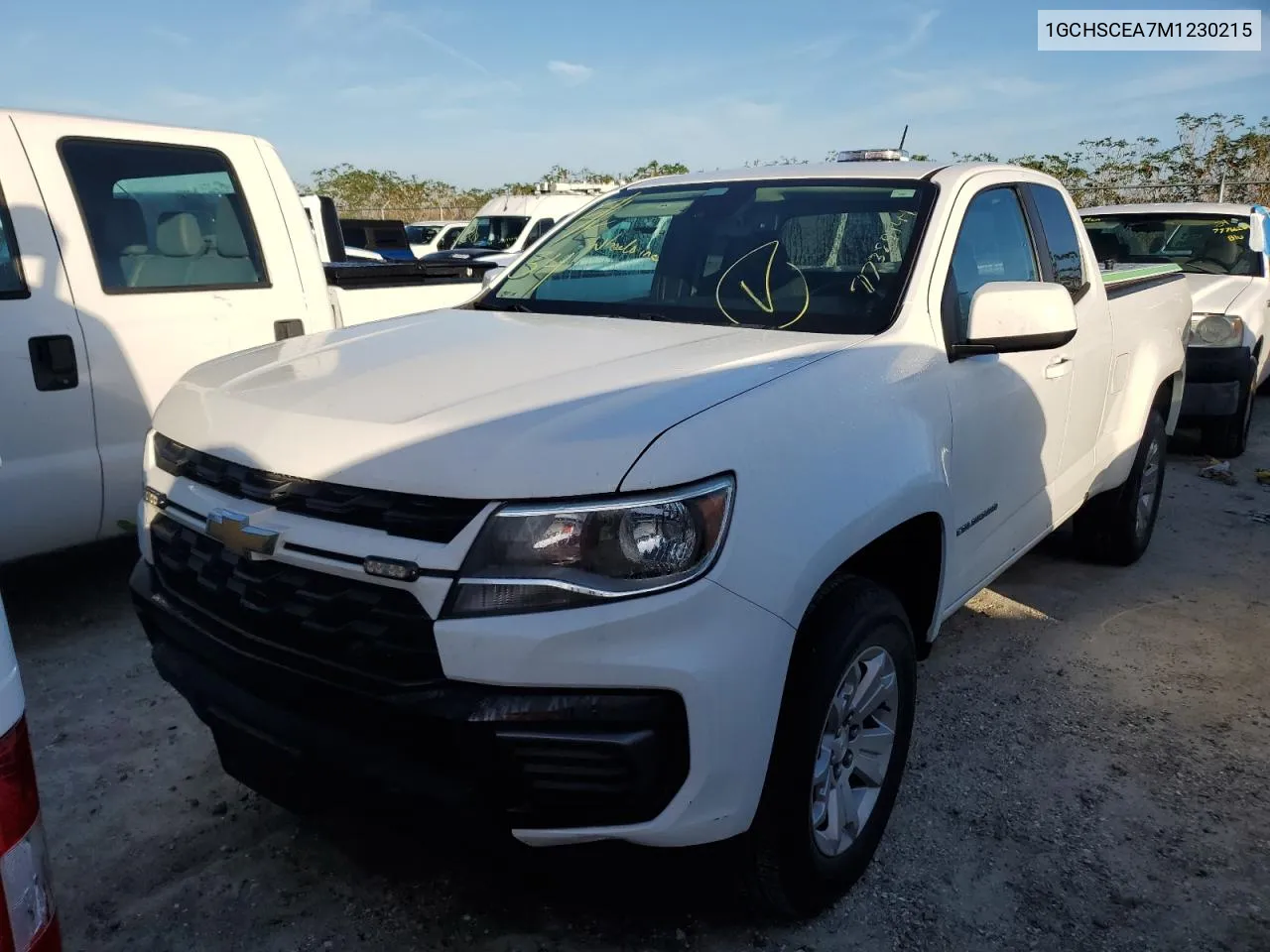 2021 Chevrolet Colorado Lt VIN: 1GCHSCEA7M1230215 Lot: 77389144