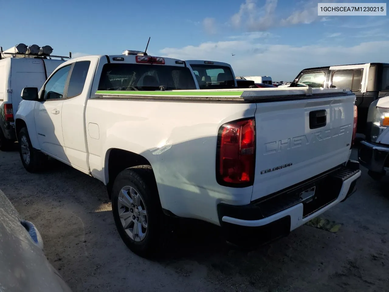 2021 Chevrolet Colorado Lt VIN: 1GCHSCEA7M1230215 Lot: 77389144