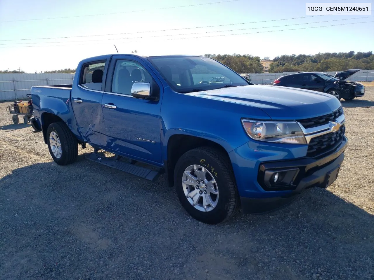 2021 Chevrolet Colorado Lt VIN: 1GCGTCEN6M1240651 Lot: 77407214