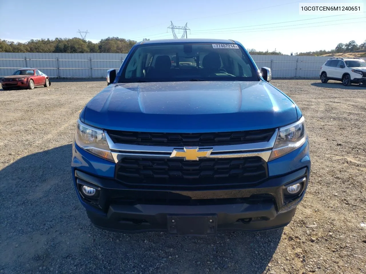 2021 Chevrolet Colorado Lt VIN: 1GCGTCEN6M1240651 Lot: 77407214