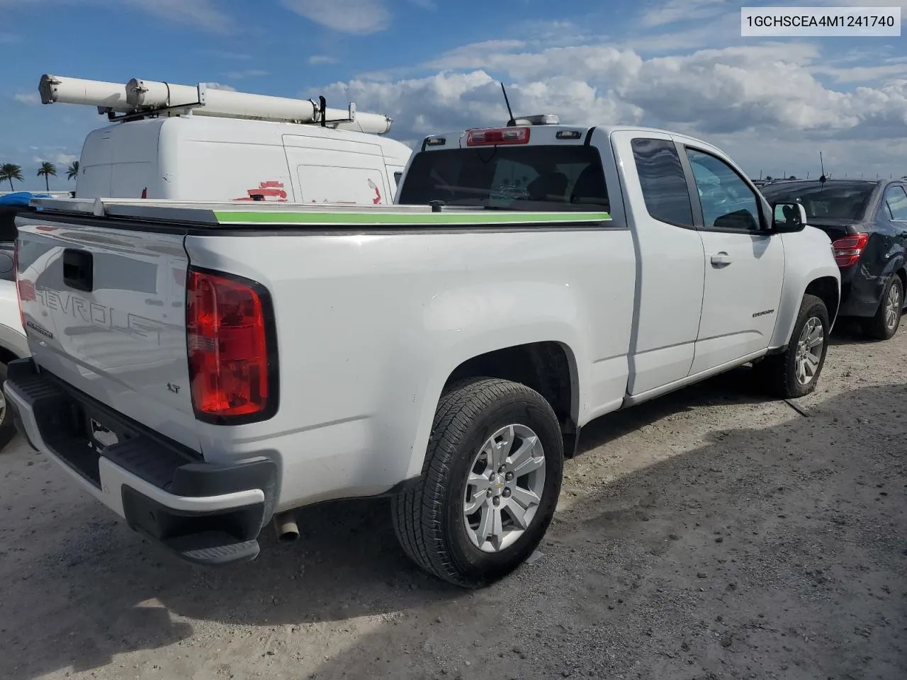 2021 Chevrolet Colorado Lt VIN: 1GCHSCEA4M1241740 Lot: 77602784