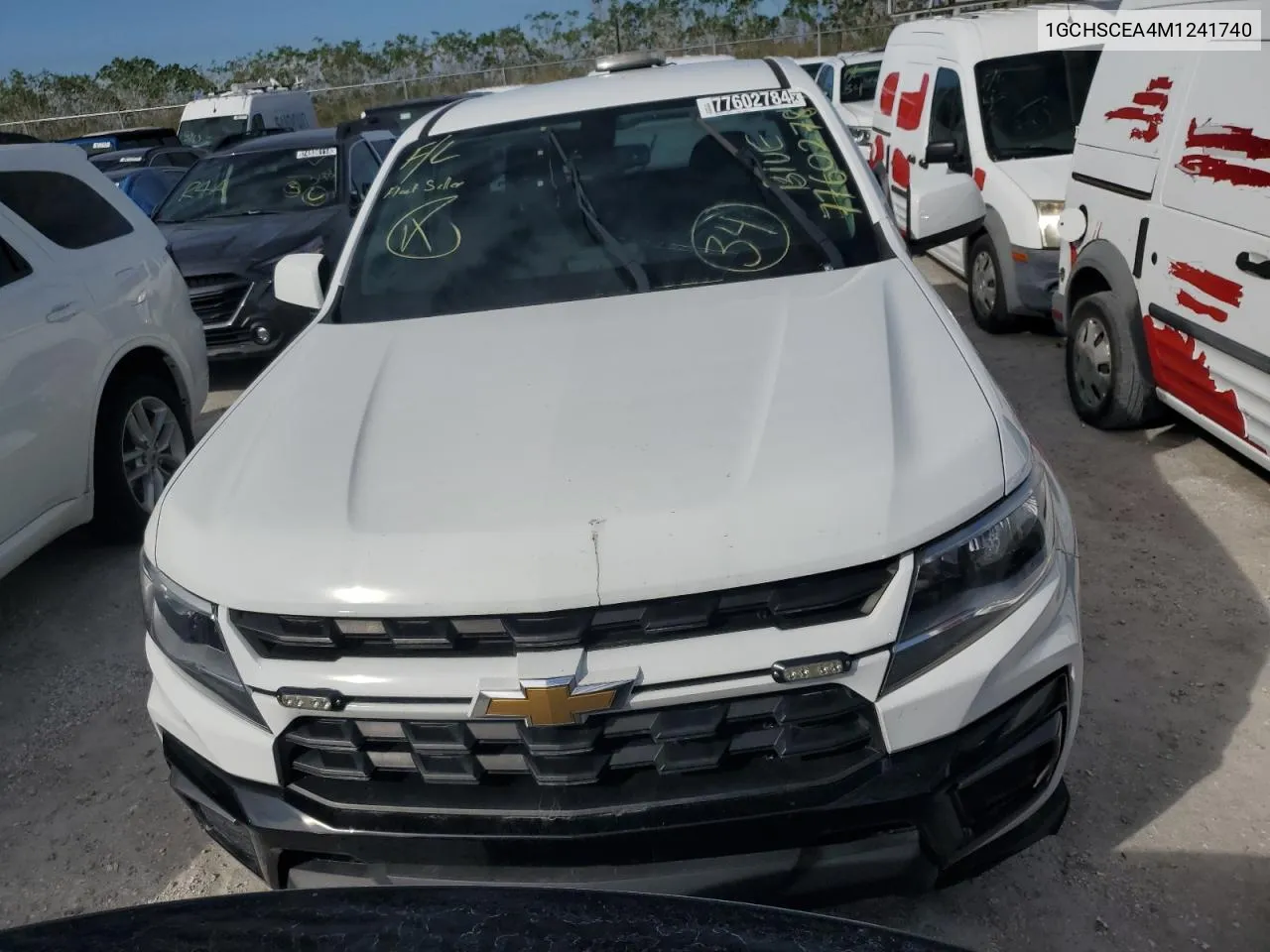 2021 Chevrolet Colorado Lt VIN: 1GCHSCEA4M1241740 Lot: 77602784