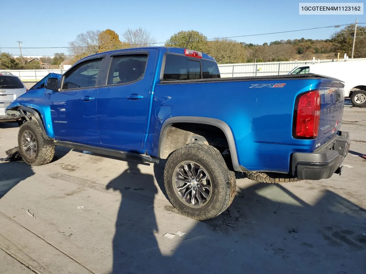 2021 Chevrolet Colorado Zr2 VIN: 1GCGTEEN4M1123162 Lot: 77885134