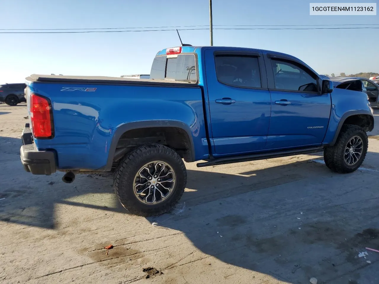 2021 Chevrolet Colorado Zr2 VIN: 1GCGTEEN4M1123162 Lot: 77885134