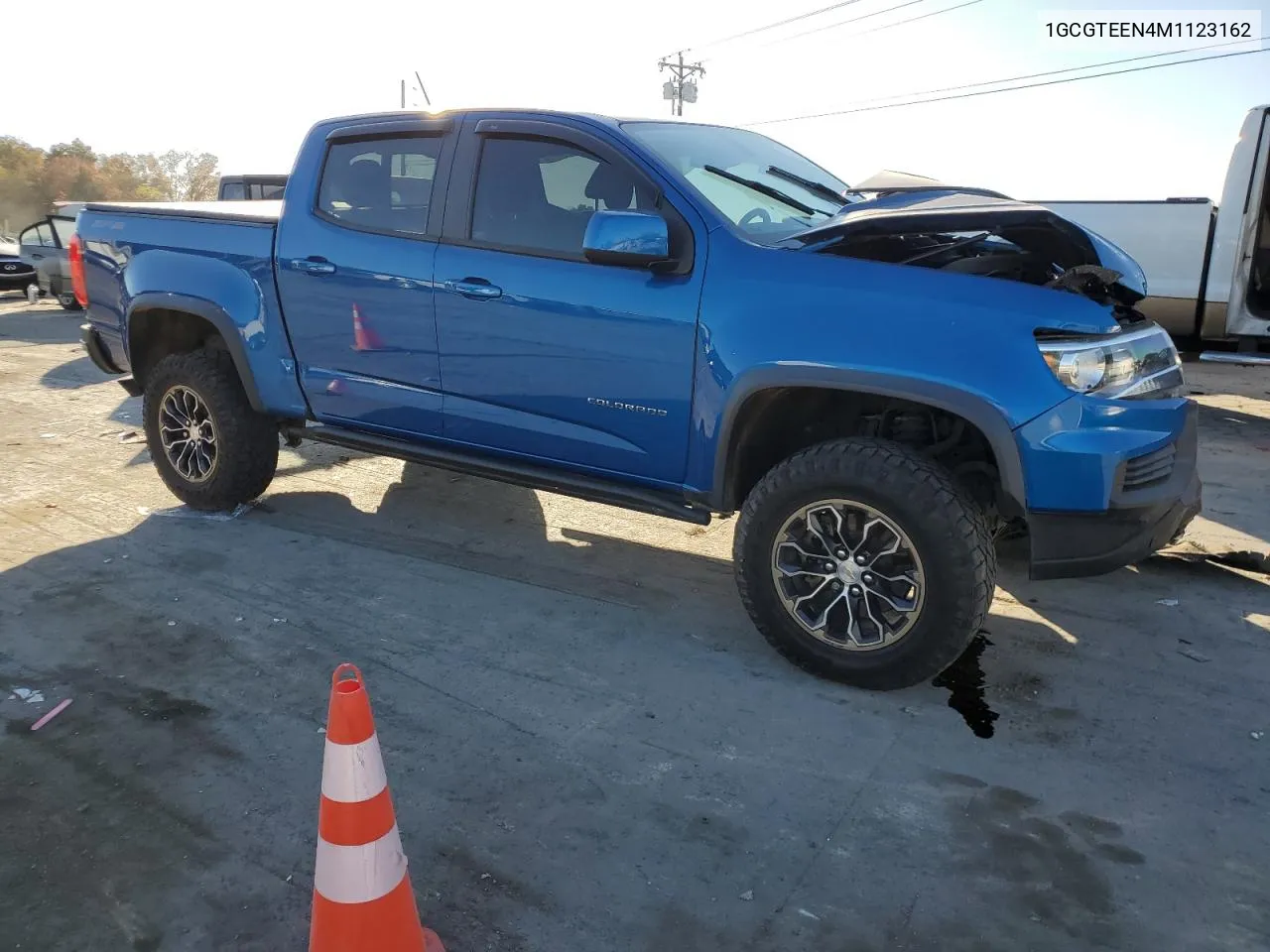 2021 Chevrolet Colorado Zr2 VIN: 1GCGTEEN4M1123162 Lot: 77885134