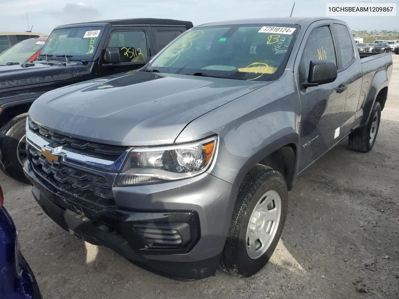 2021 Chevrolet Colorado VIN: 1GCHSBEA8M1209867 Lot: 77910124