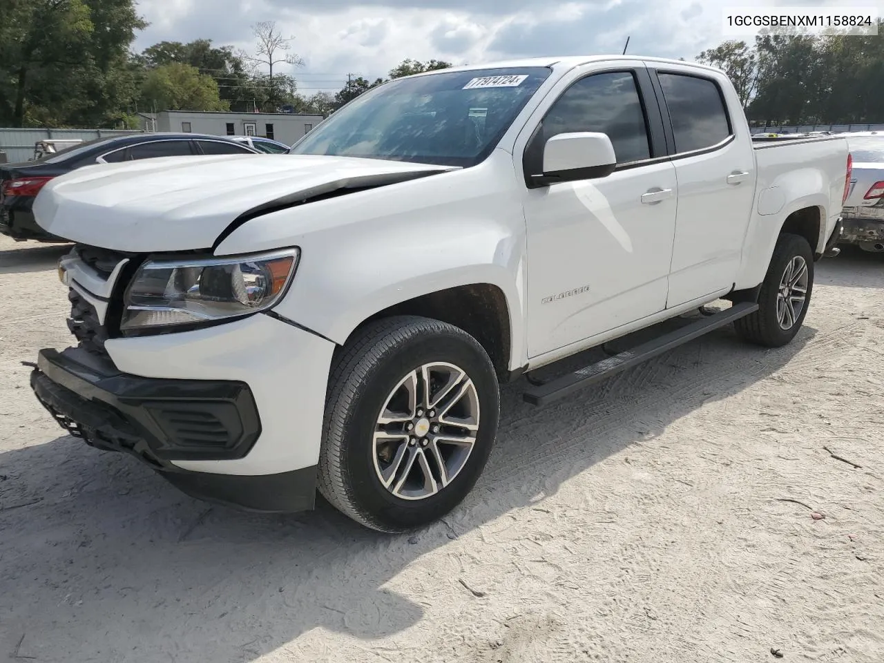 2021 Chevrolet Colorado VIN: 1GCGSBENXM1158824 Lot: 77974724