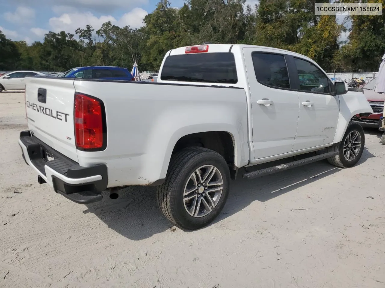 2021 Chevrolet Colorado VIN: 1GCGSBENXM1158824 Lot: 77974724