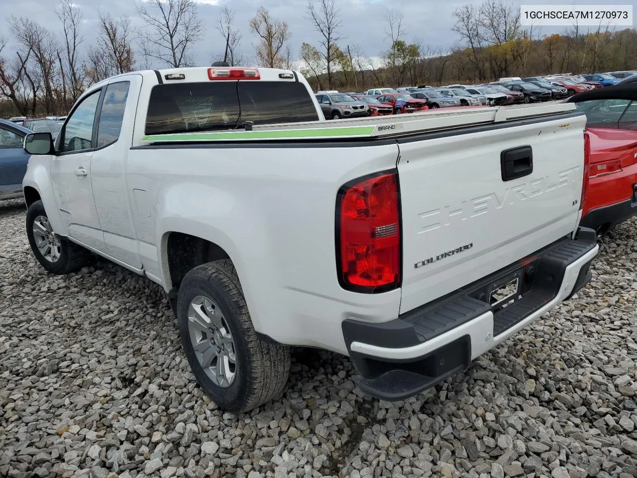 2021 Chevrolet Colorado Lt VIN: 1GCHSCEA7M1270973 Lot: 78077754