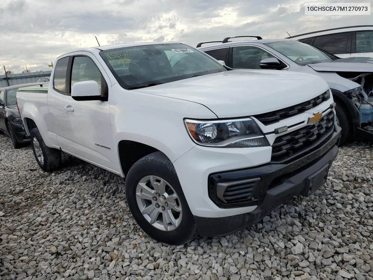 2021 Chevrolet Colorado Lt VIN: 1GCHSCEA7M1270973 Lot: 78077754