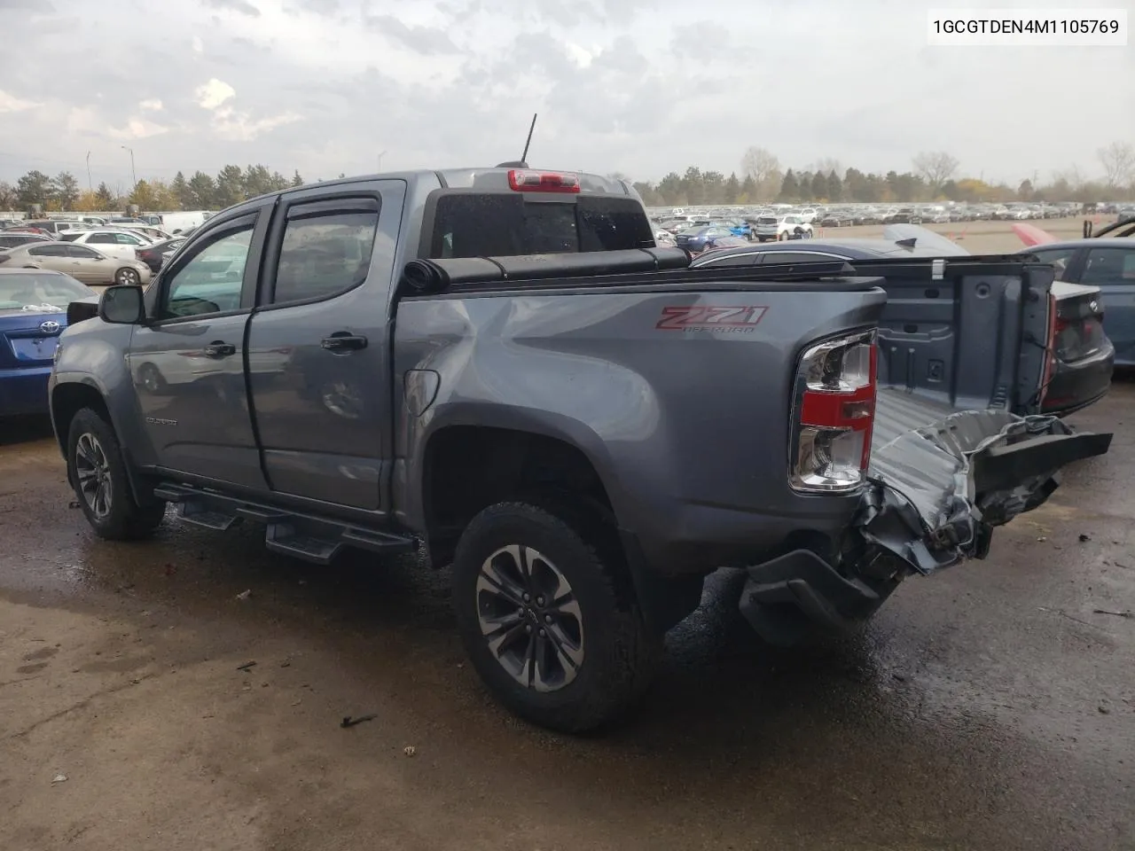 2021 Chevrolet Colorado Z71 VIN: 1GCGTDEN4M1105769 Lot: 78197914