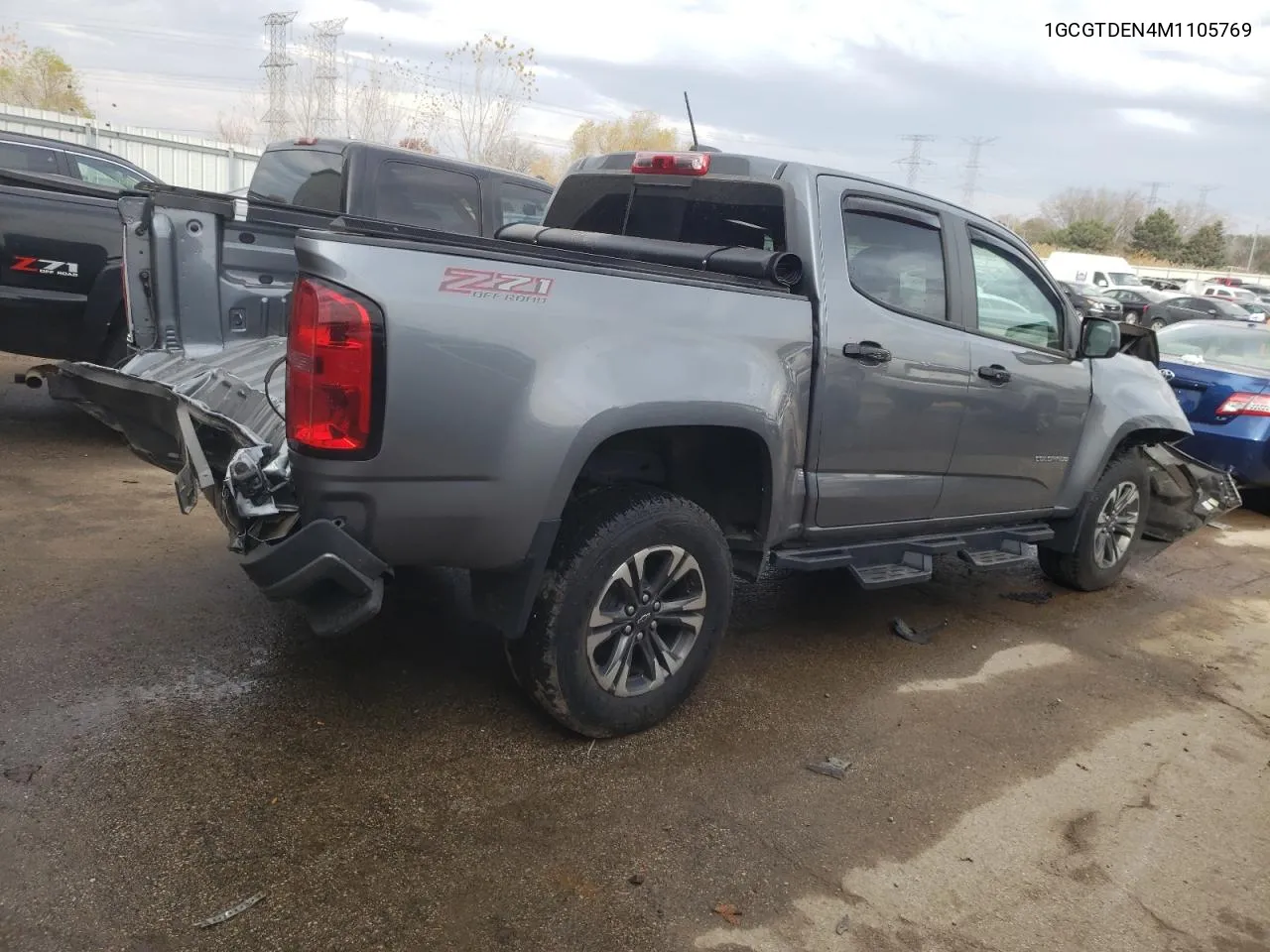 2021 Chevrolet Colorado Z71 VIN: 1GCGTDEN4M1105769 Lot: 78197914