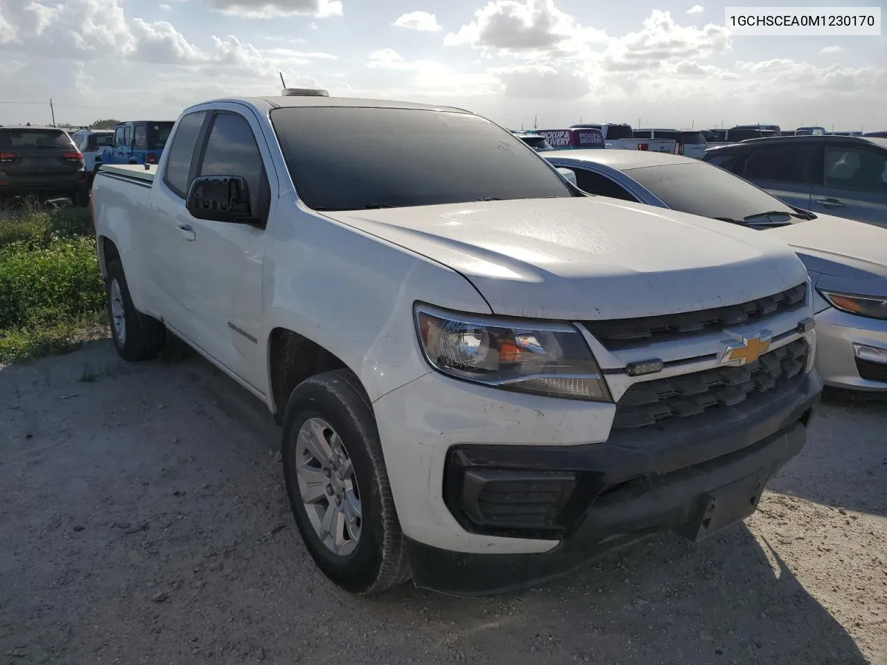 2021 Chevrolet Colorado Lt VIN: 1GCHSCEA0M1230170 Lot: 78644394