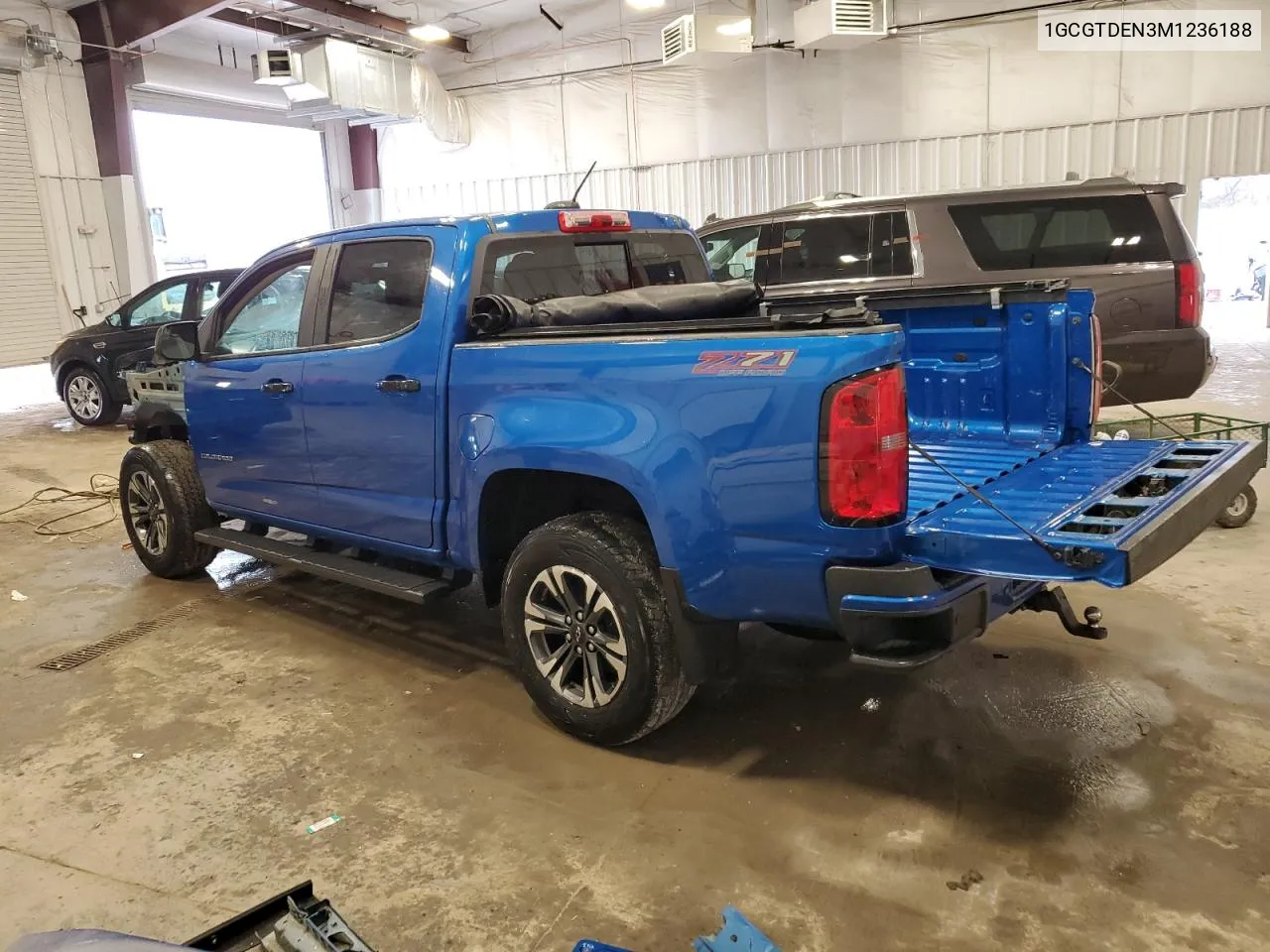 2021 Chevrolet Colorado Z71 VIN: 1GCGTDEN3M1236188 Lot: 78920254