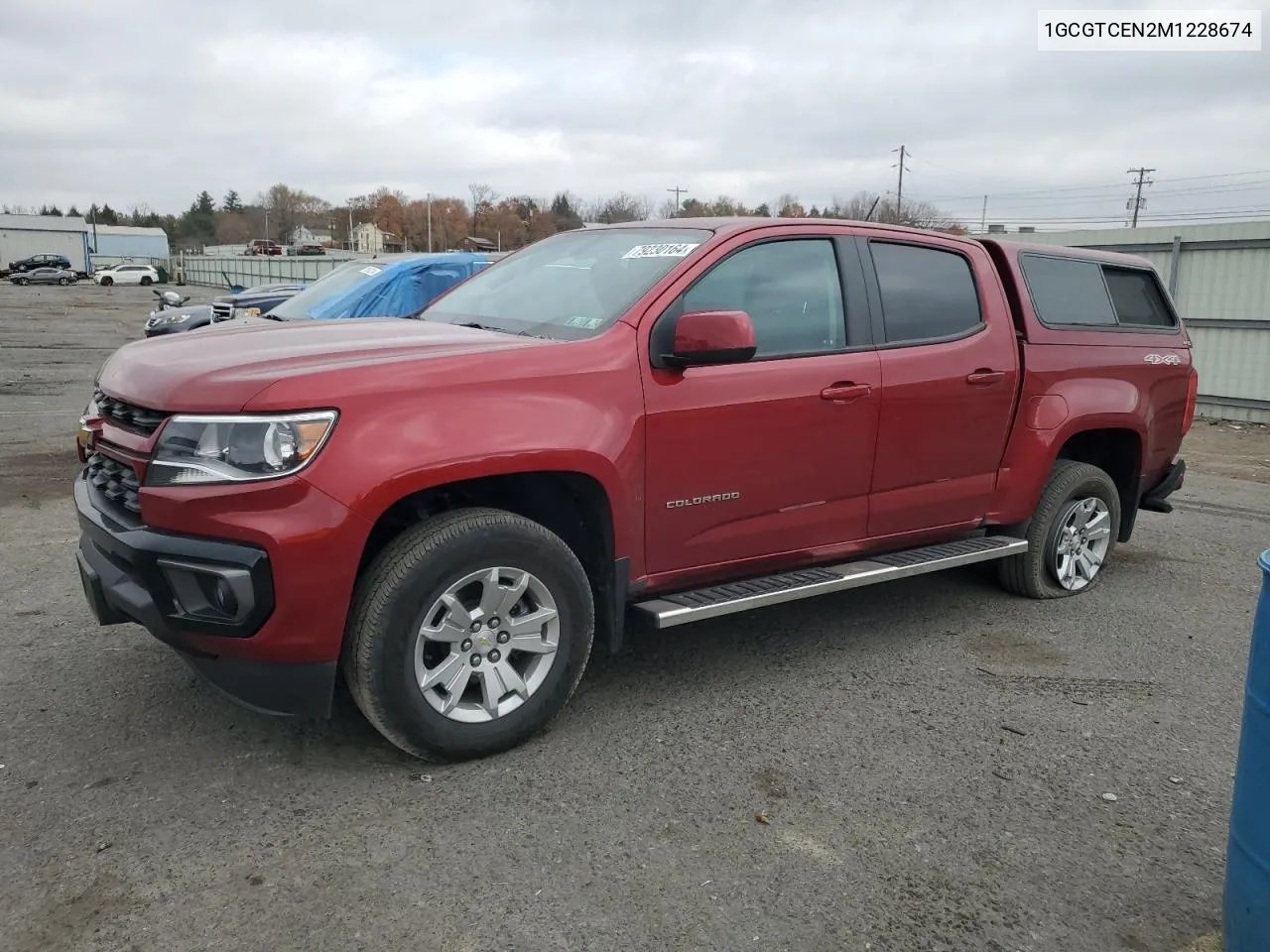 2021 Chevrolet Colorado Lt VIN: 1GCGTCEN2M1228674 Lot: 79230164