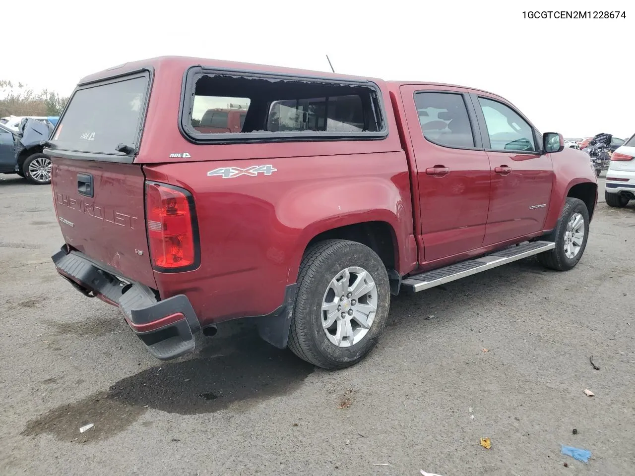 2021 Chevrolet Colorado Lt VIN: 1GCGTCEN2M1228674 Lot: 79230164