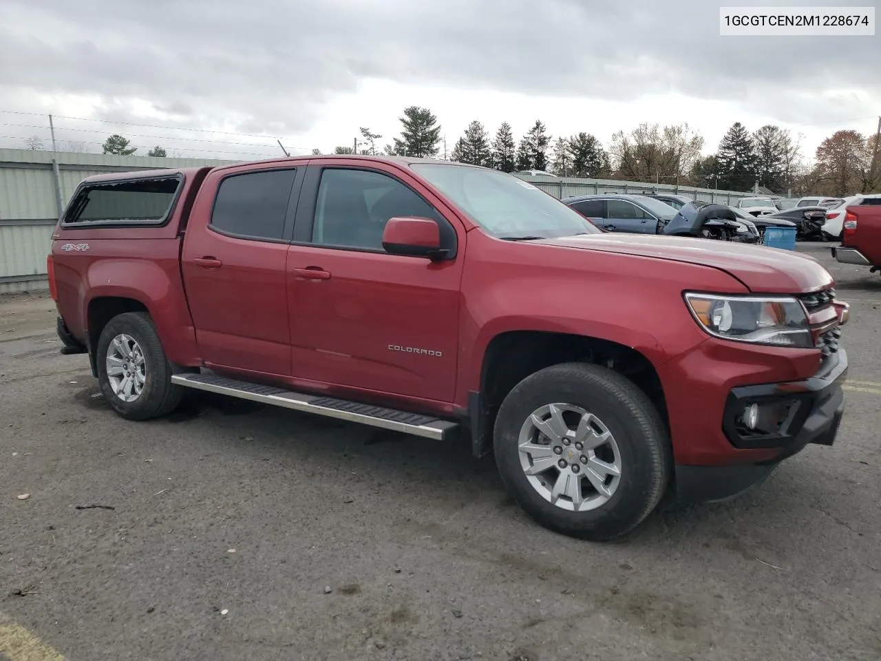 2021 Chevrolet Colorado Lt VIN: 1GCGTCEN2M1228674 Lot: 79230164