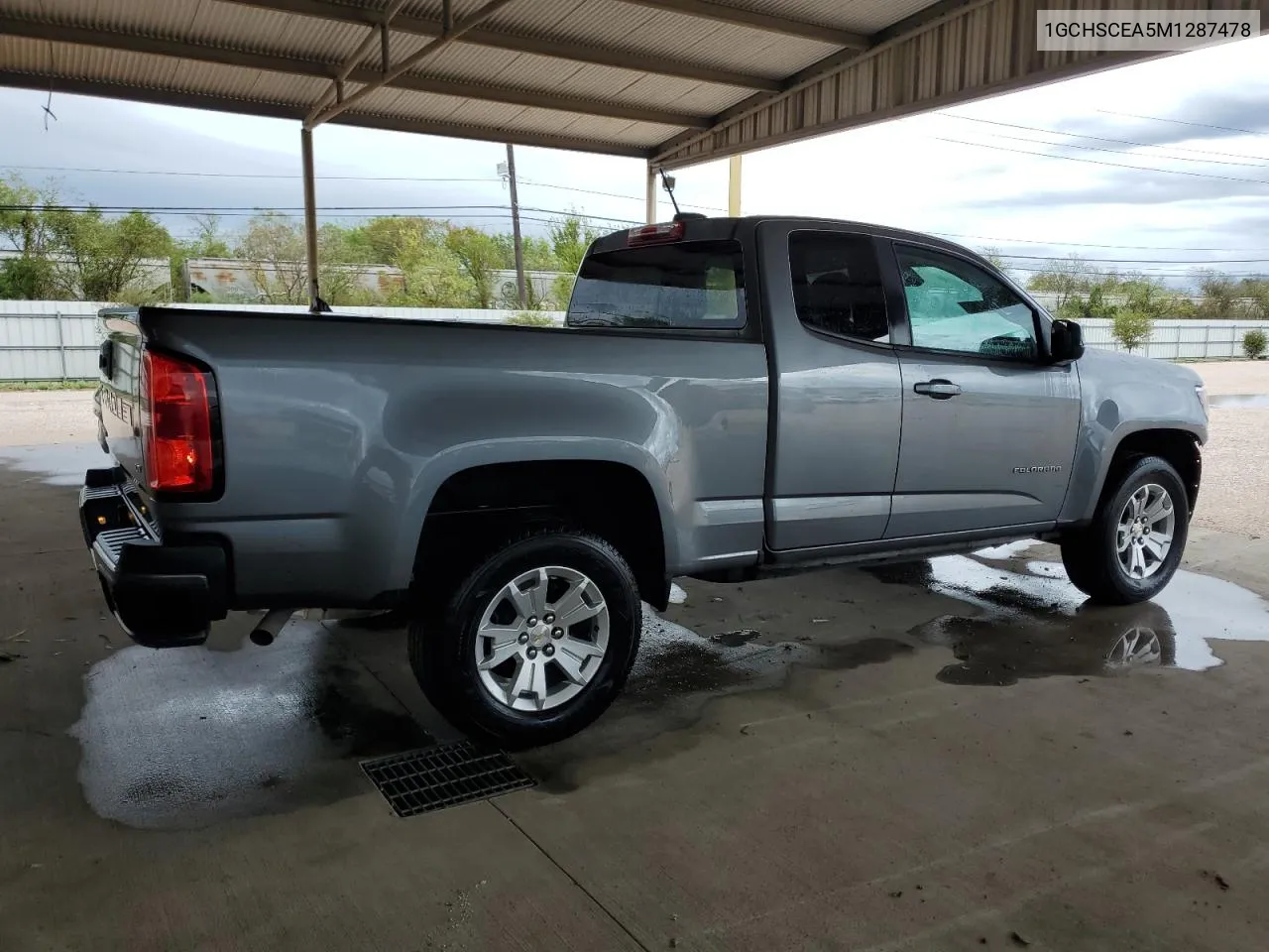 2021 Chevrolet Colorado Lt VIN: 1GCHSCEA5M1287478 Lot: 79425574