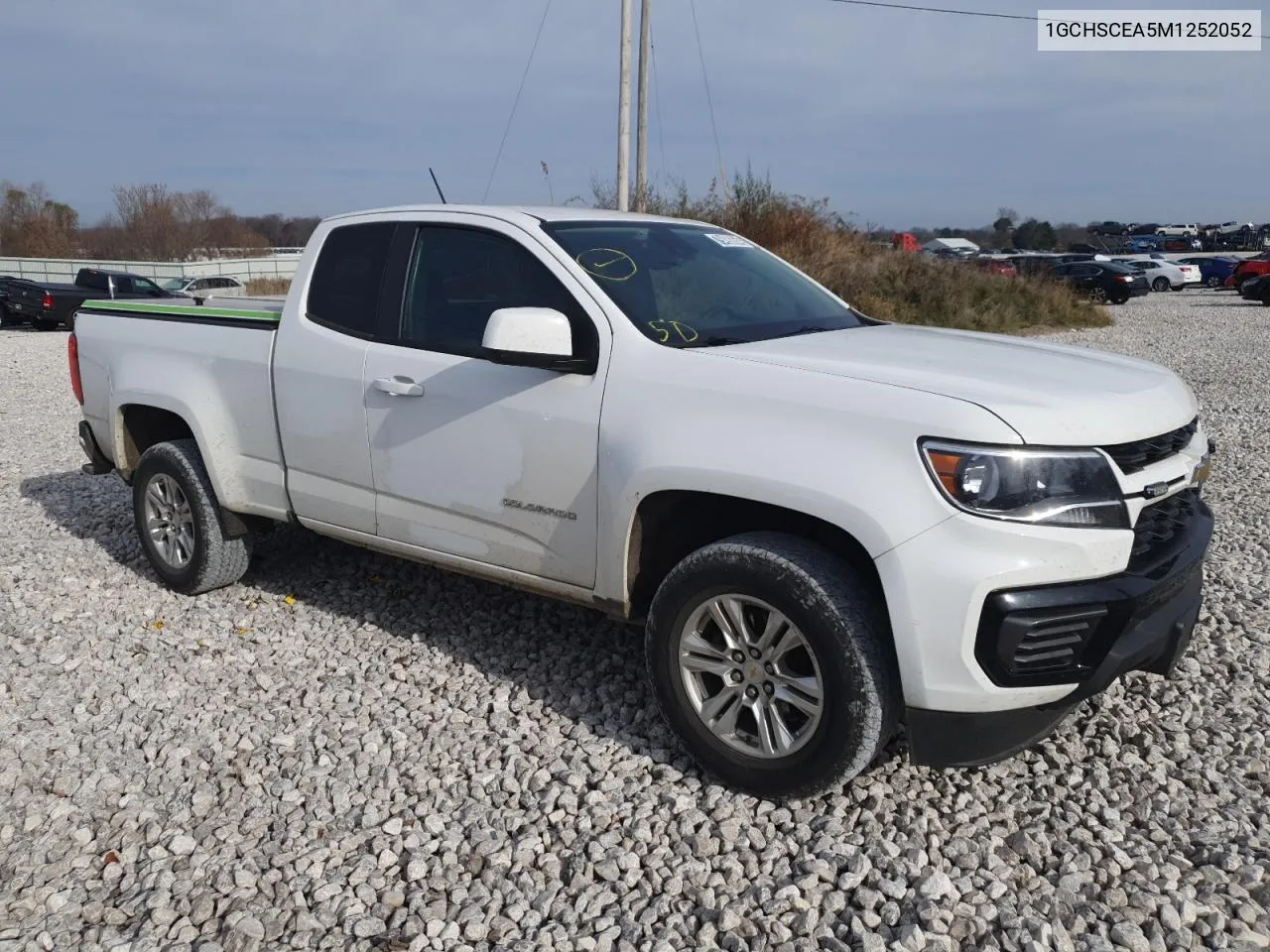 2021 Chevrolet Colorado Lt VIN: 1GCHSCEA5M1252052 Lot: 79490664