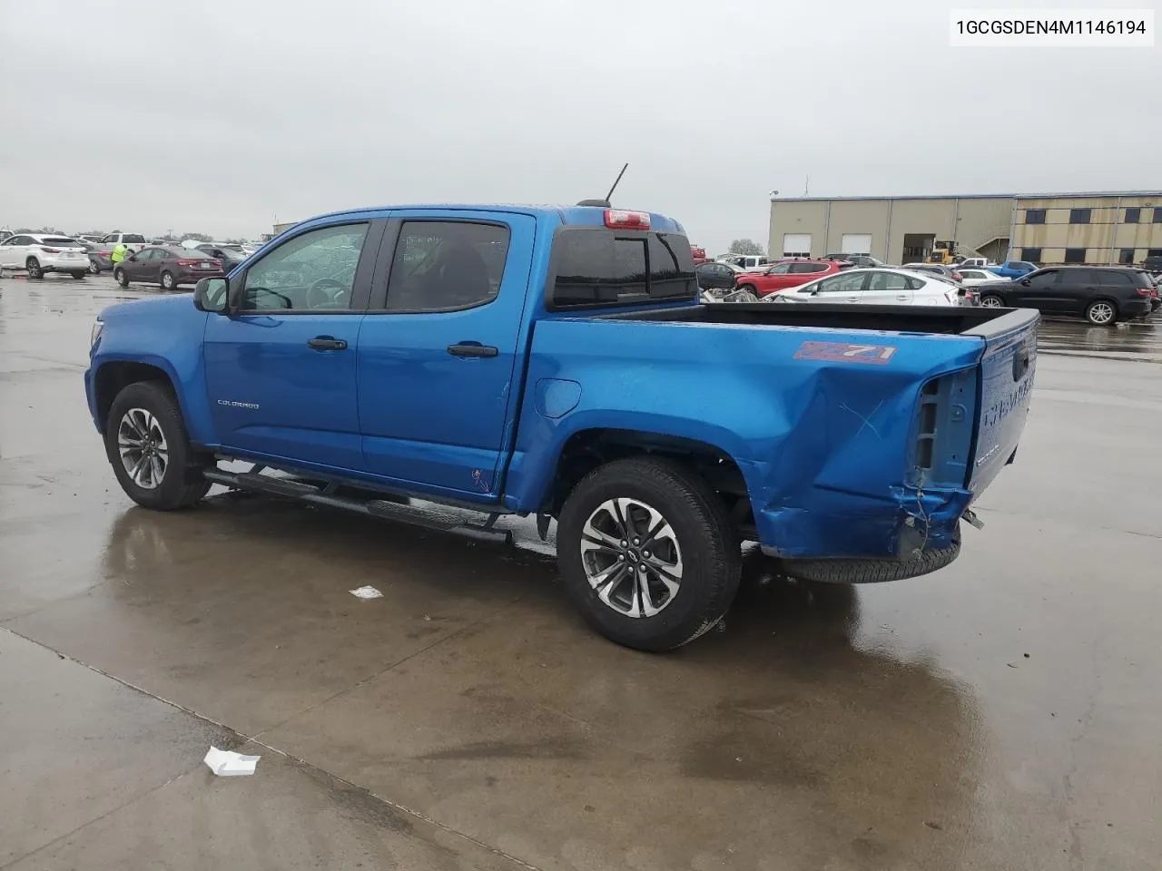 2021 Chevrolet Colorado Z71 VIN: 1GCGSDEN4M1146194 Lot: 79652074