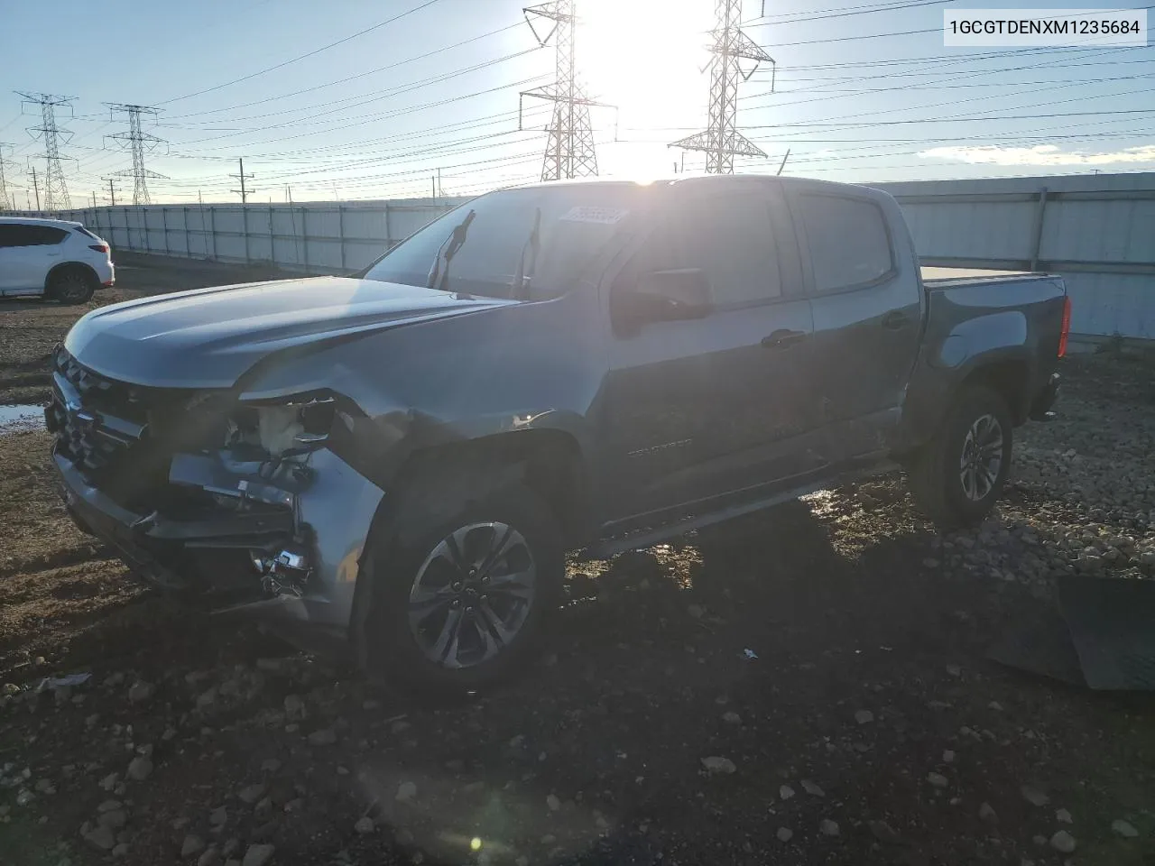 2021 Chevrolet Colorado Z71 VIN: 1GCGTDENXM1235684 Lot: 79955504