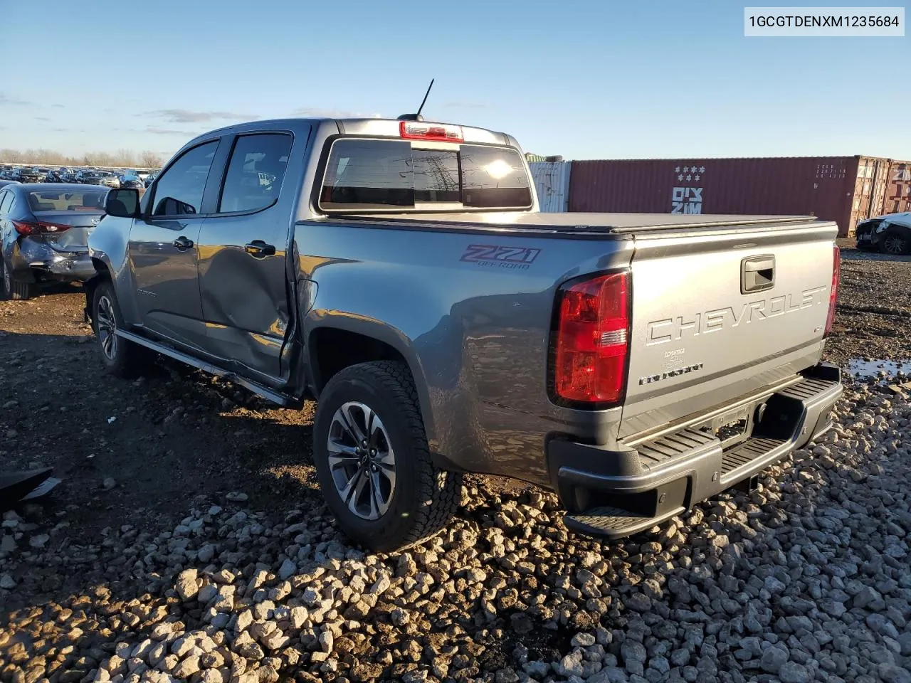 2021 Chevrolet Colorado Z71 VIN: 1GCGTDENXM1235684 Lot: 79955504