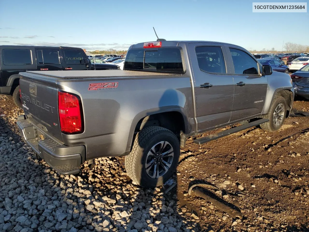 2021 Chevrolet Colorado Z71 VIN: 1GCGTDENXM1235684 Lot: 79955504