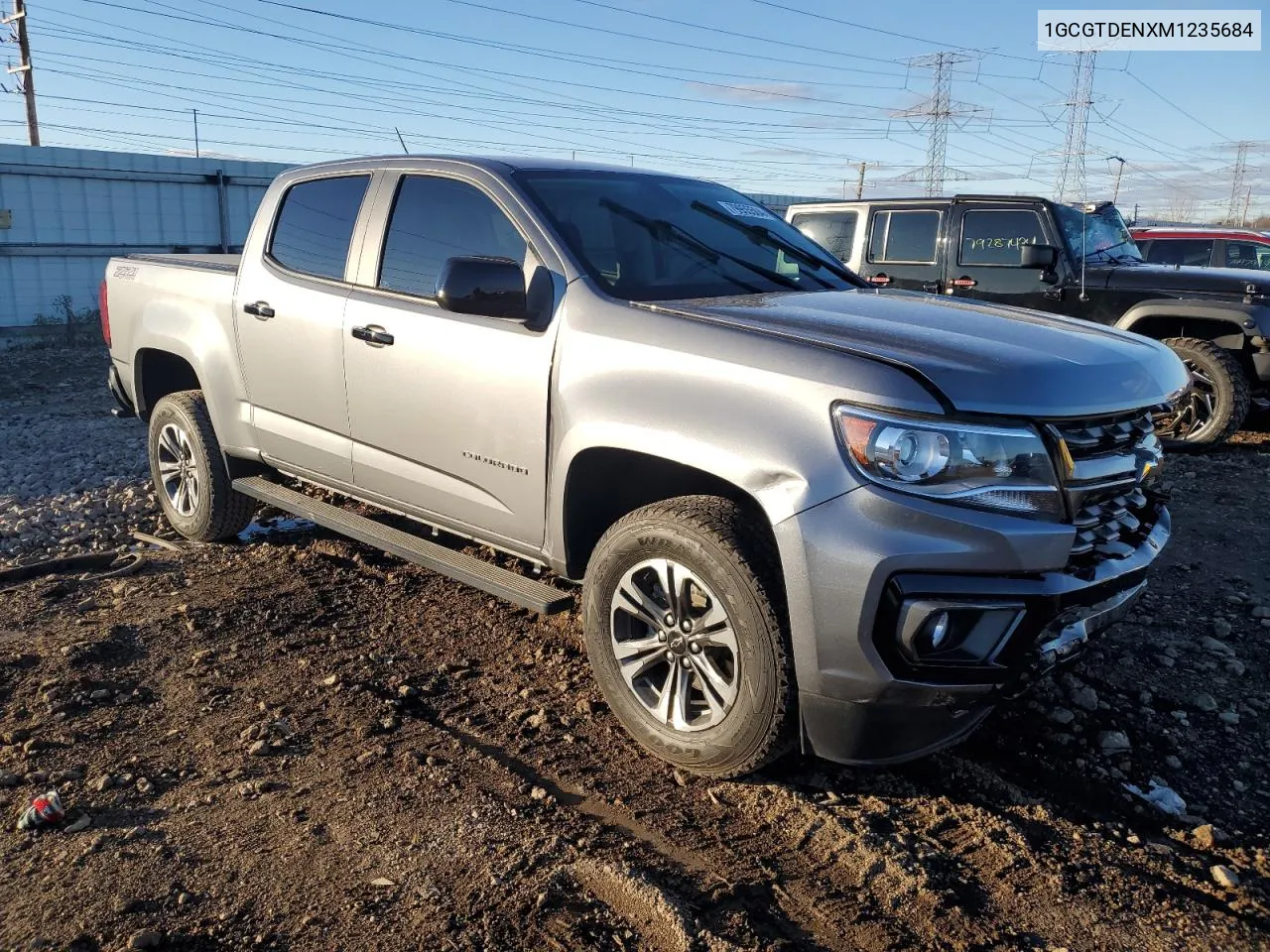 2021 Chevrolet Colorado Z71 VIN: 1GCGTDENXM1235684 Lot: 79955504