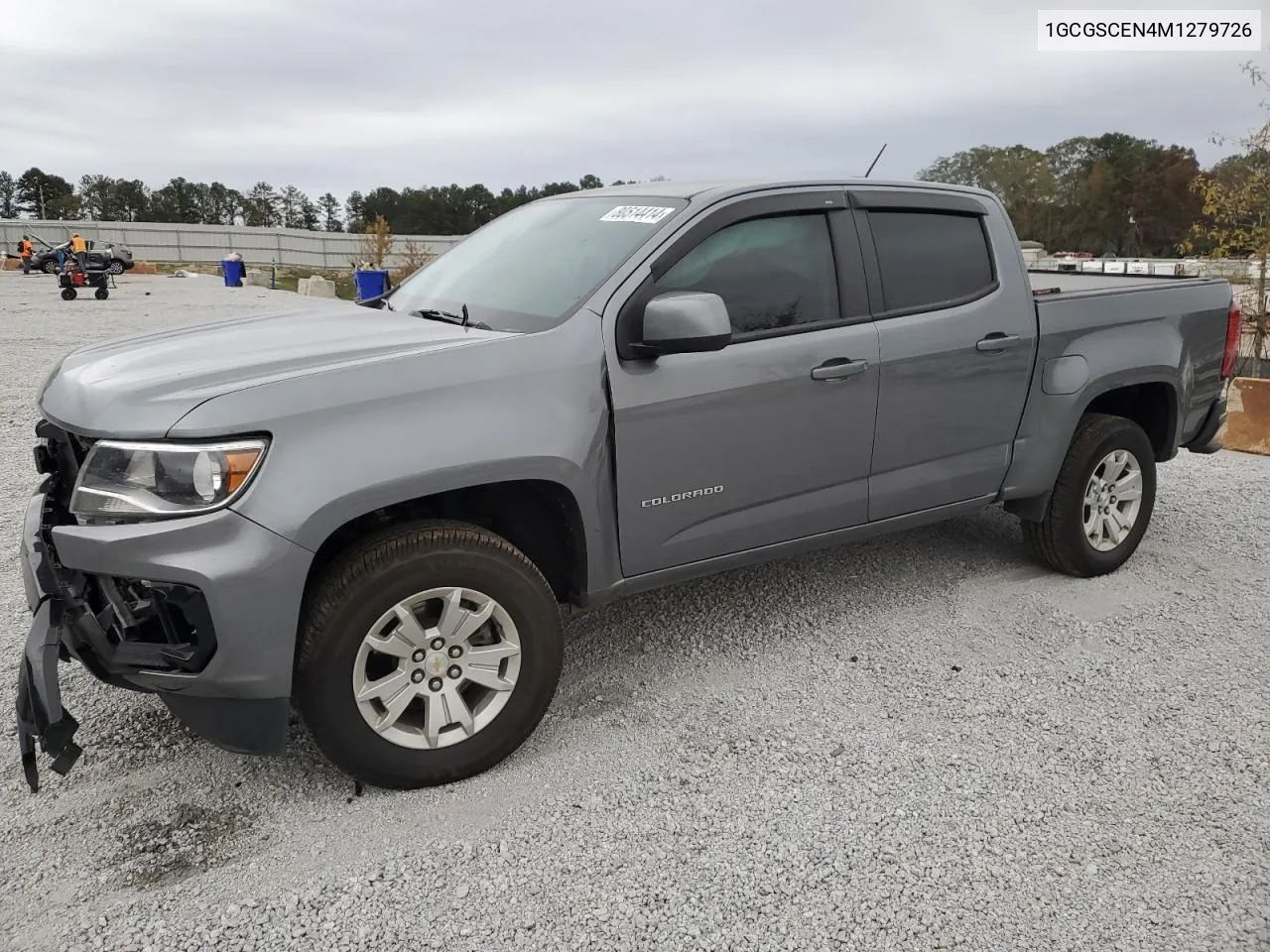 2021 Chevrolet Colorado Lt VIN: 1GCGSCEN4M1279726 Lot: 80514414