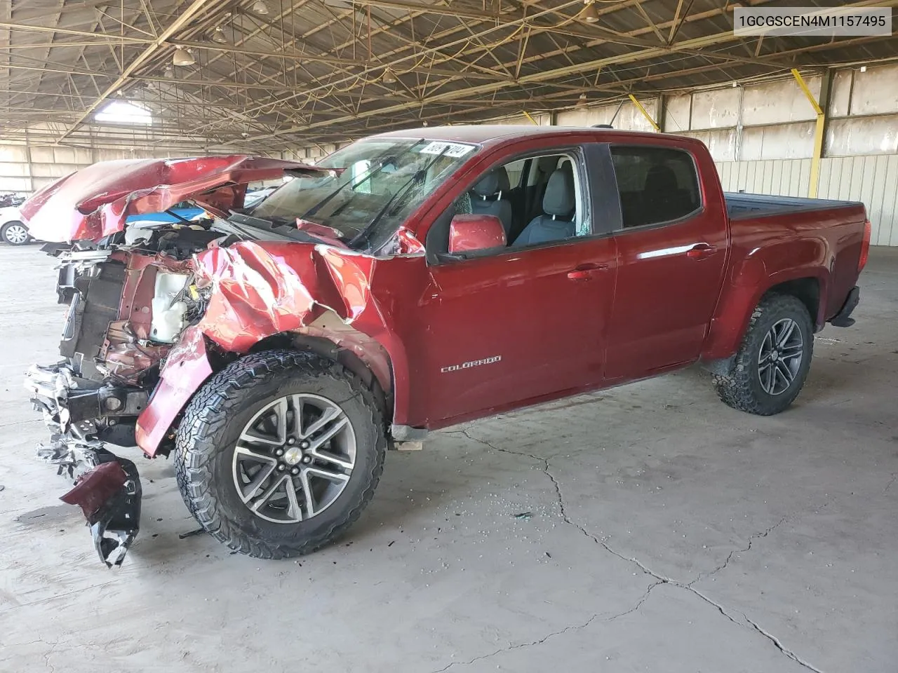 2021 Chevrolet Colorado Lt VIN: 1GCGSCEN4M1157495 Lot: 80916704