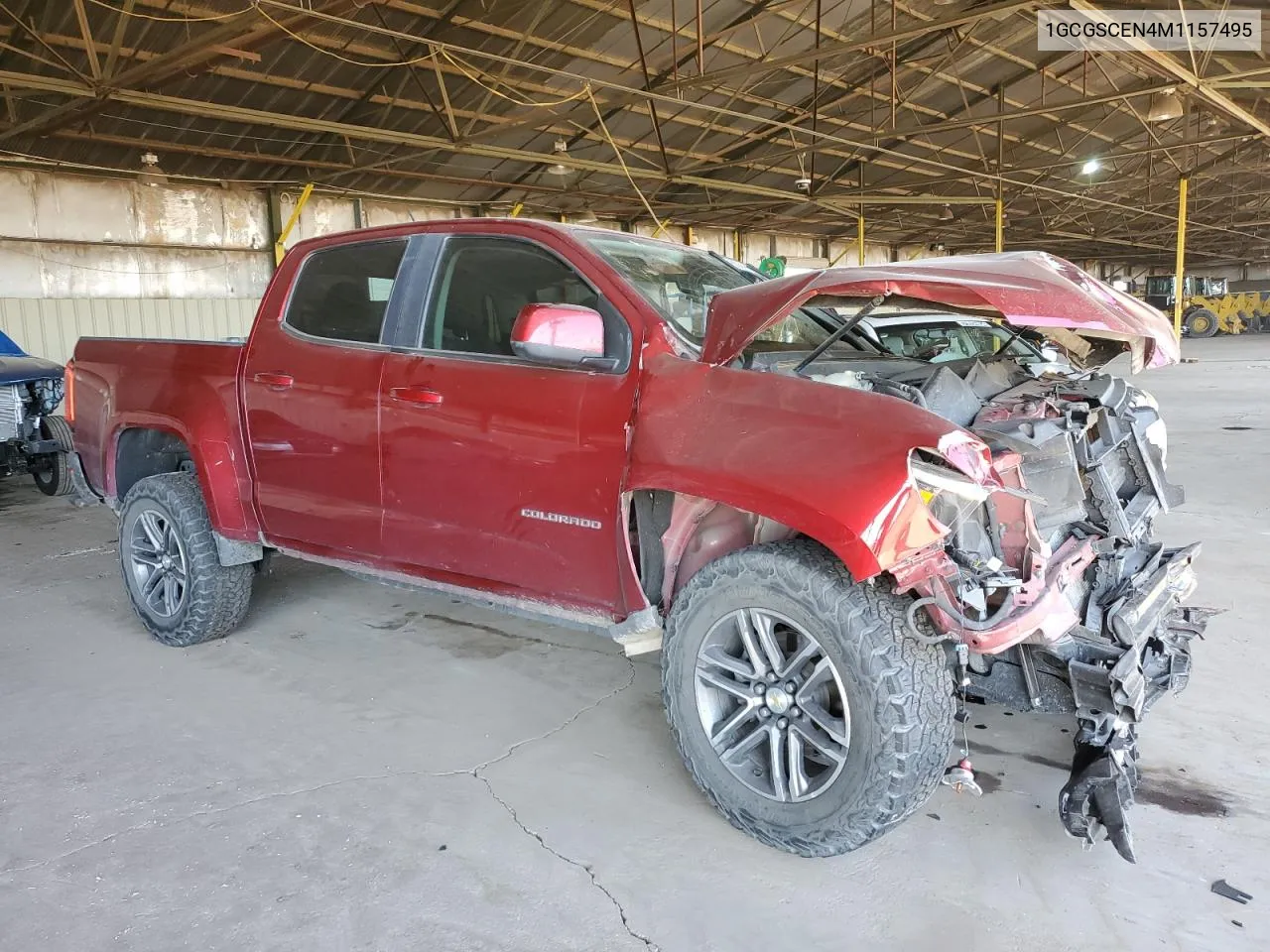 2021 Chevrolet Colorado Lt VIN: 1GCGSCEN4M1157495 Lot: 80916704