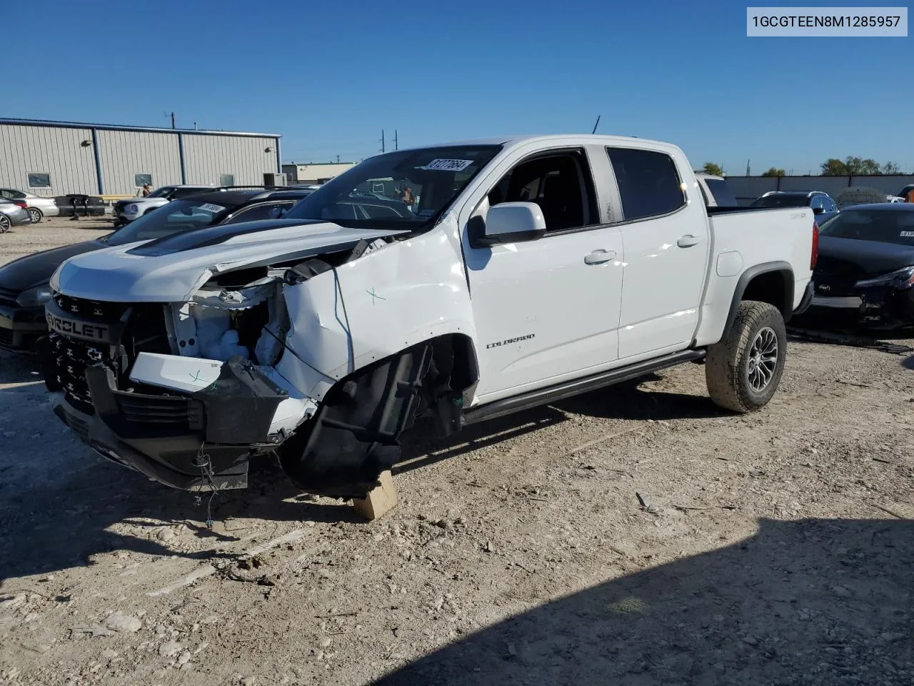 2021 Chevrolet Colorado Zr2 VIN: 1GCGTEEN8M1285957 Lot: 81277664