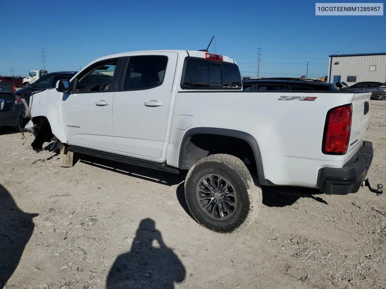 2021 Chevrolet Colorado Zr2 VIN: 1GCGTEEN8M1285957 Lot: 81277664