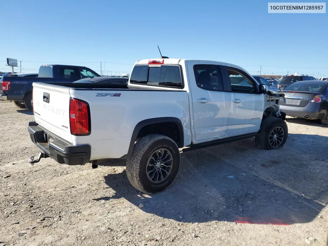 2021 Chevrolet Colorado Zr2 VIN: 1GCGTEEN8M1285957 Lot: 81277664