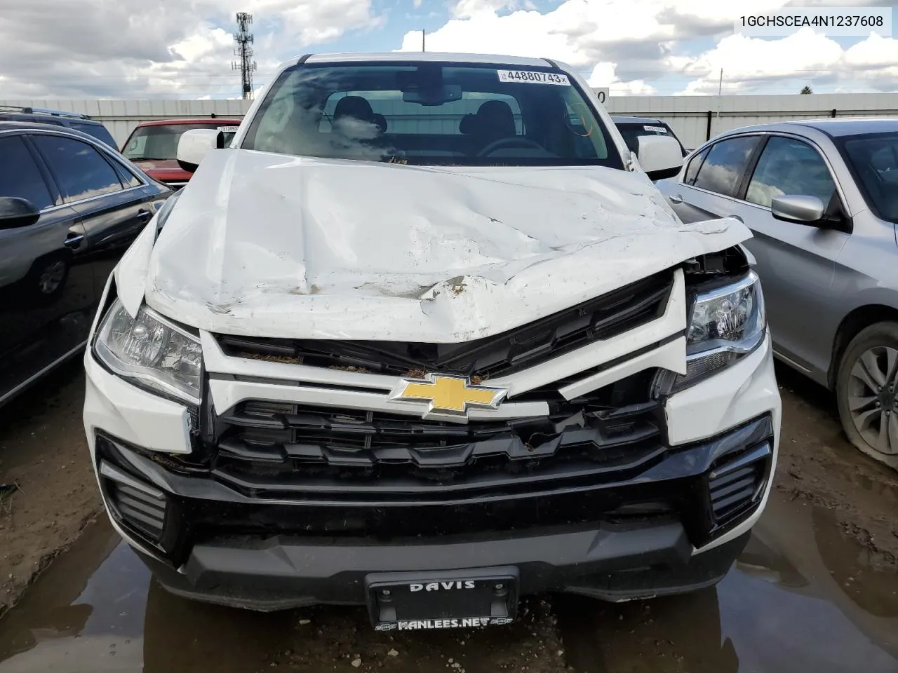 2022 Chevrolet Colorado Lt VIN: 1GCHSCEA4N1237608 Lot: 44880743