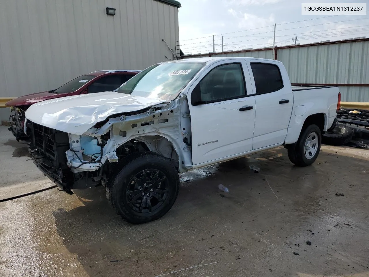 2022 Chevrolet Colorado VIN: 1GCGSBEA1N1312237 Lot: 55891524