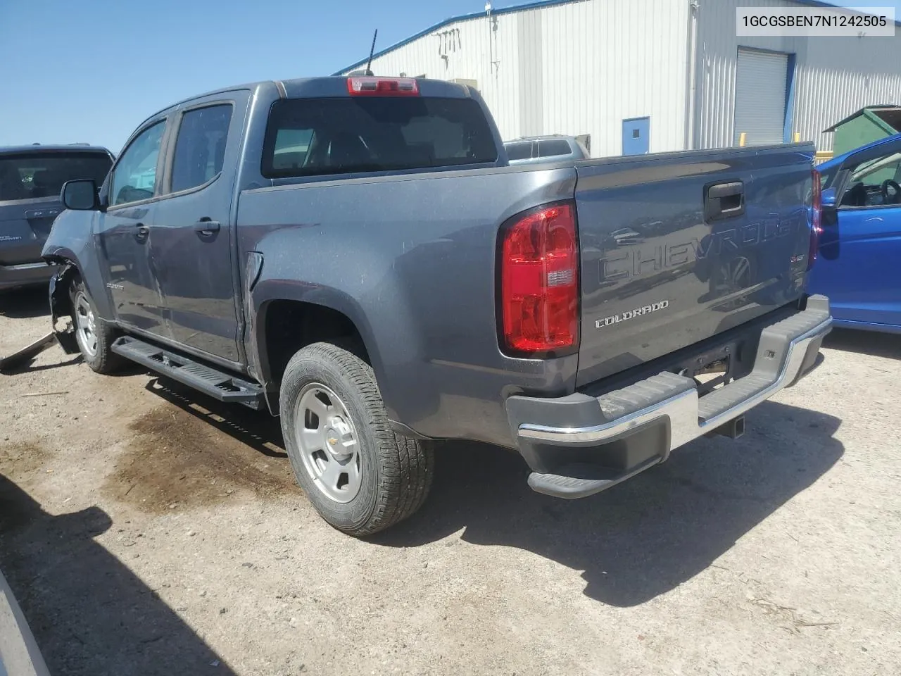 2022 Chevrolet Colorado VIN: 1GCGSBEN7N1242505 Lot: 57767294